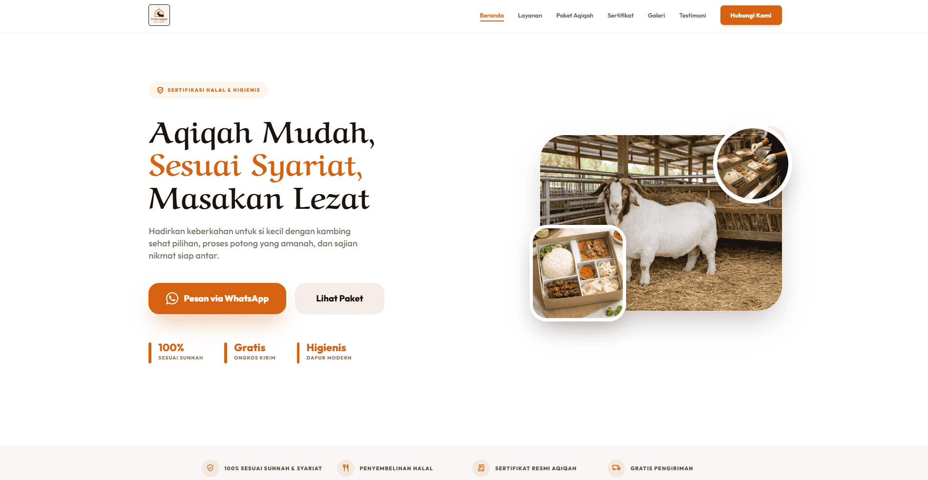 Digital Transformation for Prima Aqiqah Screenshot 1