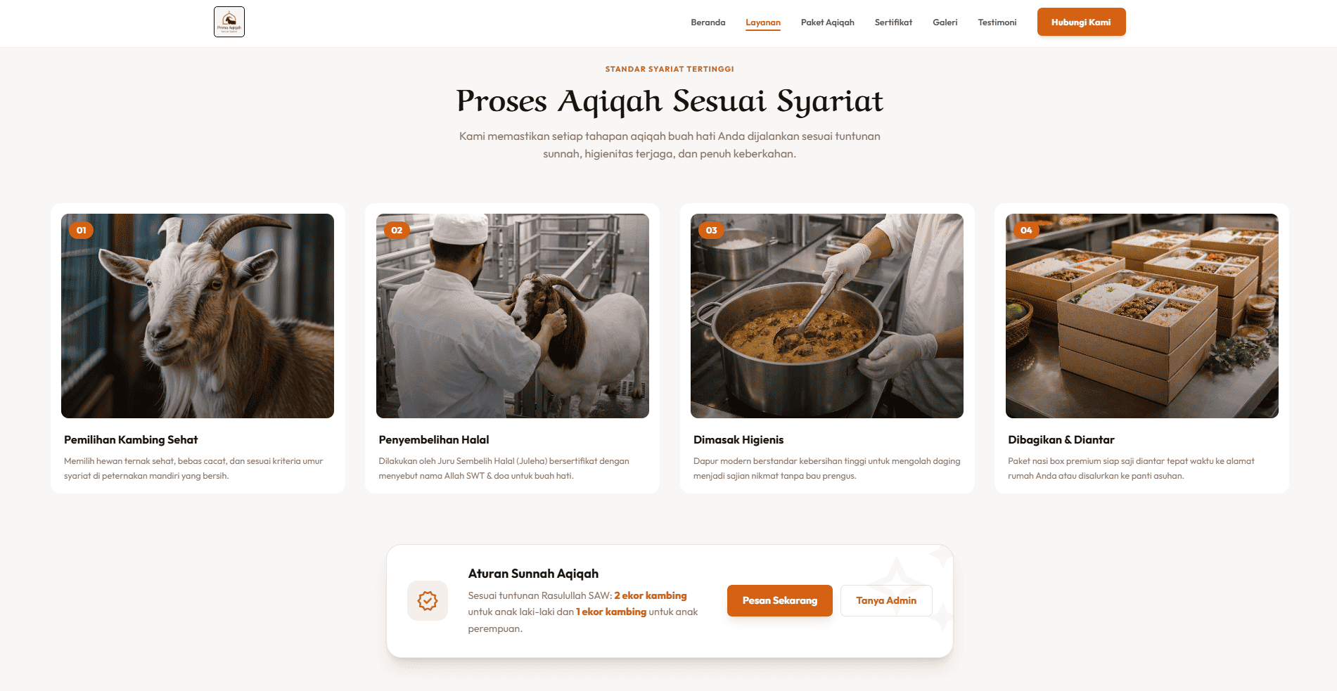 Digital Transformation for Prima Aqiqah Screenshot 2