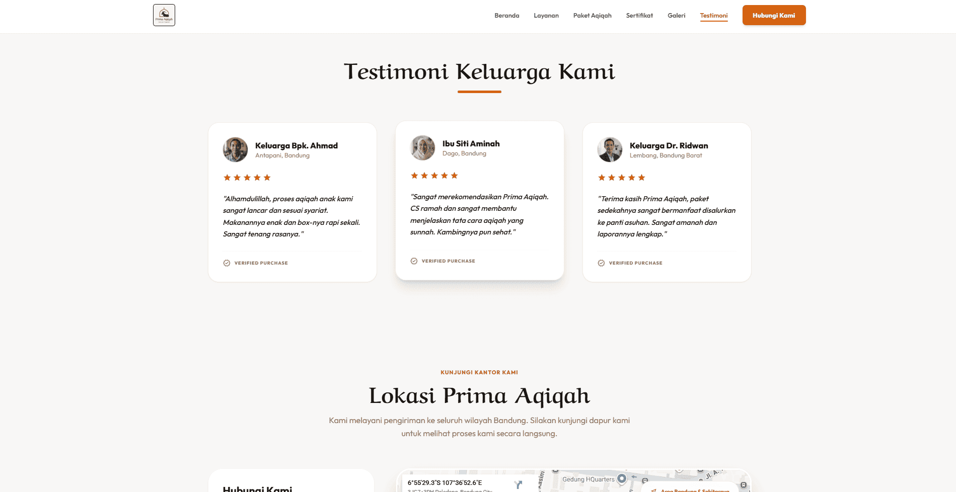 Digital Transformation for Prima Aqiqah Screenshot 5