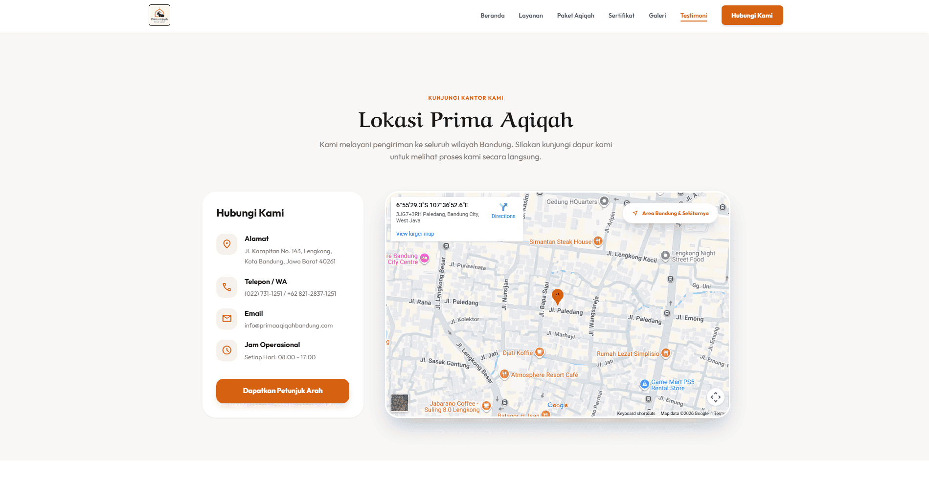 Digital Transformation for Prima Aqiqah Screenshot 6